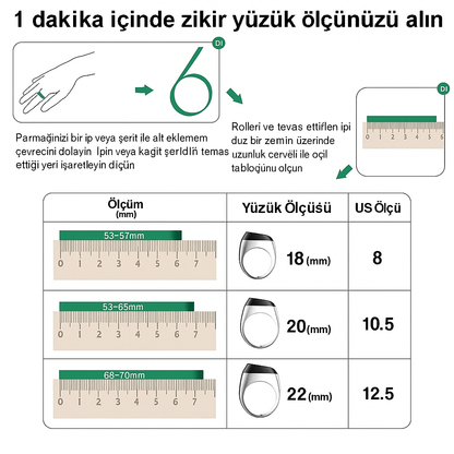 Nurhanem™ Zikir Yüzüğü & Akıllı Namaz 🕌